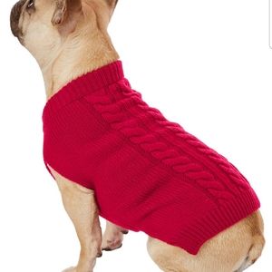 NWT Charter Club Red Cable Knit Sweater